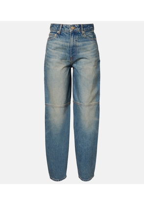 Ganni Stary barrel-leg jeans