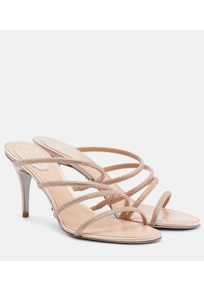Rene Caovilla Crystal-embellished sandals