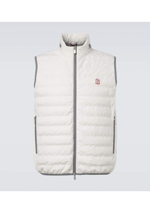Brunello Cucinelli Logo down vest