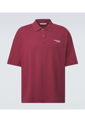 Acne Studios Cotton pique polo shirt