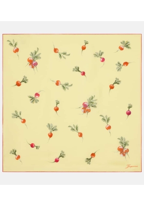 Jacquemus Raddish printed silk scarf