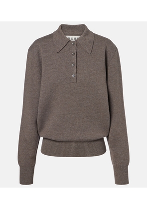 Rohe Wool and cashmere polo sweater