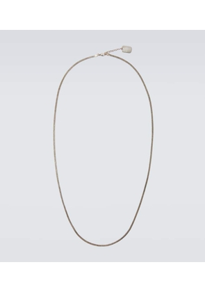 Saint Laurent Engraved necklace