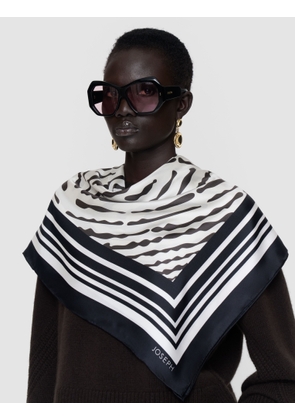 Saff Large Silk Scarf - One Size