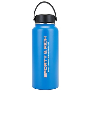 Sporty & Rich Bold Health Bottle in Paris Blue - Blue. Size all.