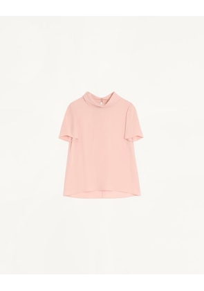 Valentino Georgette Top Woman ROSE 36
