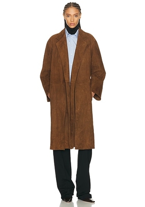 The Row Serenis Coat in Russet - Brown. Size 4 (also in ).