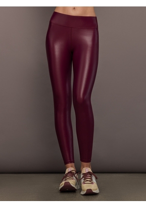 Carbon38 Regular Rise 7/8 Legging In Takara Shine - Fig - Size XS