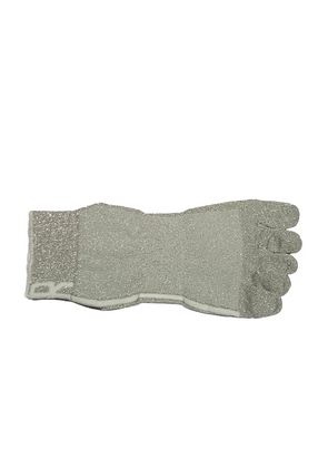 cotton 5 fingers socks - U SILVER