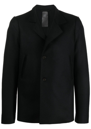 SAPIO double-breasted cotton-wool blazer - 42 NERO