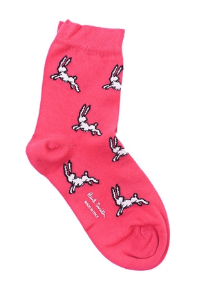 PAUL SMITH bunnies socks pink - U
