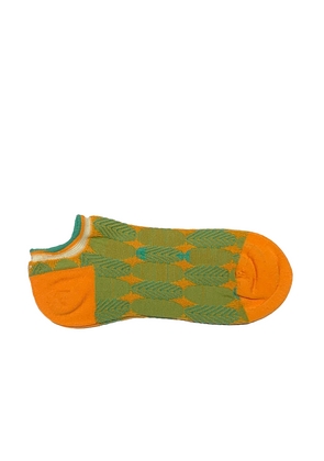 short tropical socks - U ORANGE