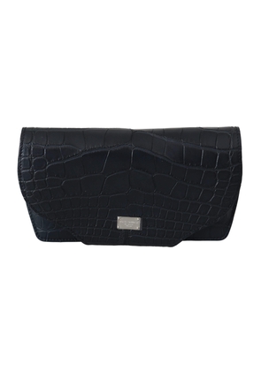 Dolce & Gabbana  Blue Crocodile Eyewear Sunglasses Case Cover Pouch