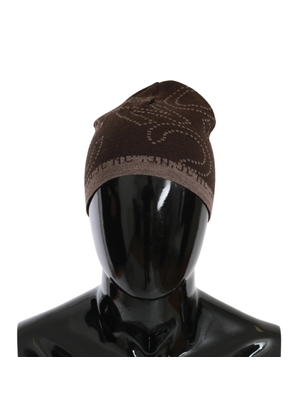 COSTUME NATIONAL C’N’C  Beanie  Wool Blend Branded Hat