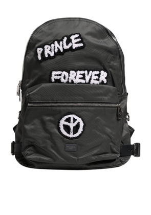 Gray Nylon Prince Forever School Travel Backpack Bag