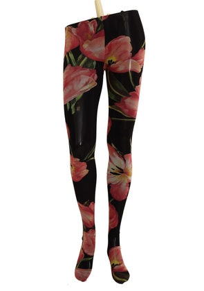 Elegant Floral Micro Mesh Tights