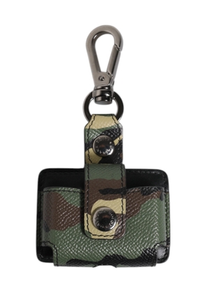 Multicolor Camouflage Leather Airpods Case