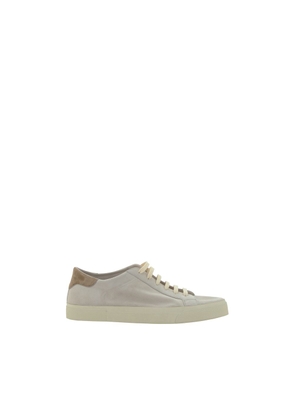 Cream White Leather Sneakers - EU45/US12