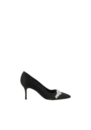 Black Asapump Satin Pumps - EU40/US9.5