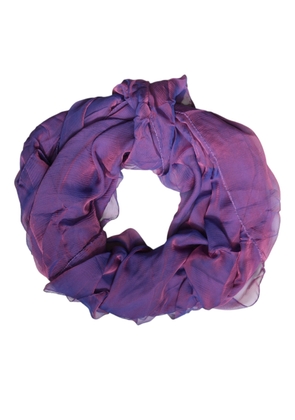 Purple Silk Rectangle Wrap Shawl Scarf