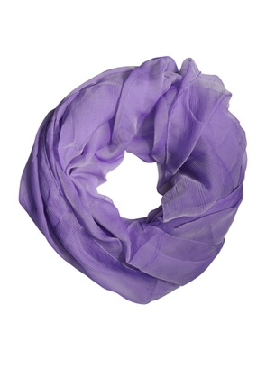 Purple Silk Rectangle Wrap Shawl Scarf