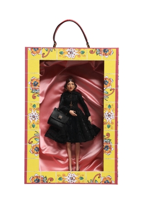 Black Dress Ceramic Porcelain Fashion Leather Sicily Dolls