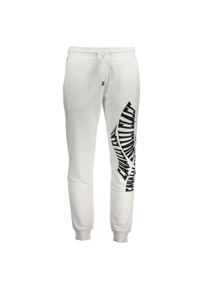 Cavalli Class White Cotton Pant - M