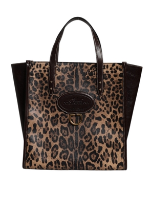 Multicolor Leopard Shopping Tote Shoulder WomenBorse Bag