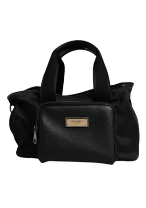 Black Shoulder Strap Pet Carry Logo Plaque Bag