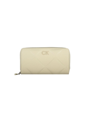 Beige Polyester Wallet