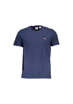 Blue Cotton T-Shirt - S