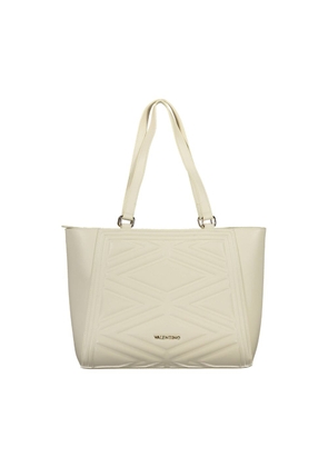 Beige Polyethylene Handbag