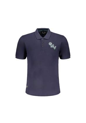 Gianmarco Venturi Blue Cotton Polo Shirt - L