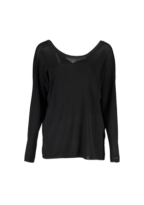 Black Wool Sweater - S