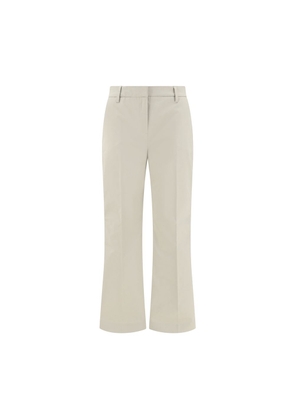 True Royal Sandy Beige Cotton Pants - 38