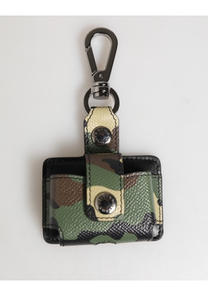 Multicolor Camouflage Leather Metal Accessory  Airpods Case