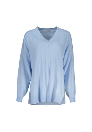 Blue Cotton Sweater - XS