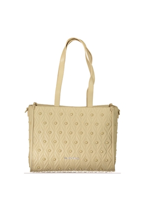 Beige Polyester Handbag