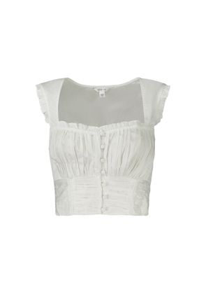 Guess Jeans White Cotton Shirt - XS