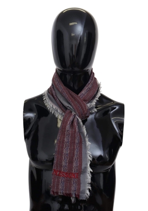 Missoni Multicolor Wool Striped Unisex Neck Wrap Shawl Scarf