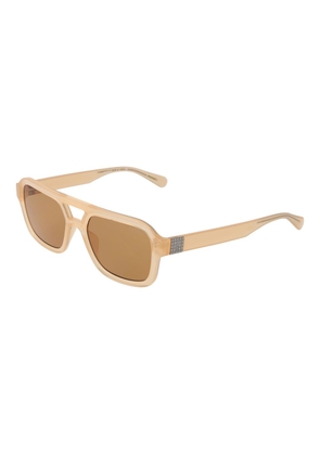 Beige Unisex Sunglasses
