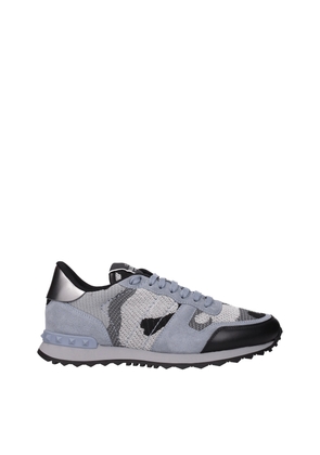 Valentino Garavani Gray Fabric Athletic Sneakers - EU40.5/US7.5