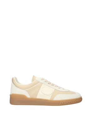 Valentino Garavani Beige Fabric Low Top Sneakers - EU39/US6