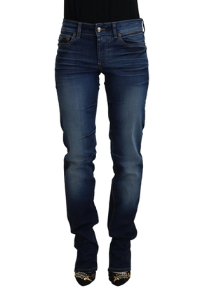 Blue Cotton Women Casual Denim Jeans - W26