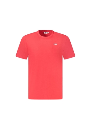 Red Cotton T-Shirt - S