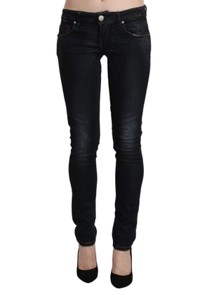 Acht  Washed Low Waist Skinny Denim Slim Trouser - W26