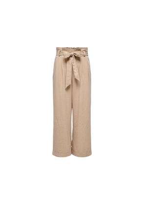 Only Beige Viscose Pant - XL