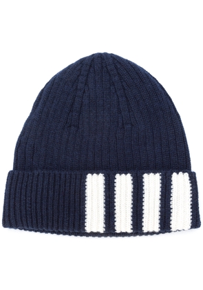 cashmere ribbed-knit beanie - U NAVY