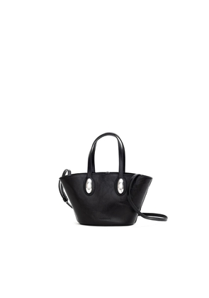 Black Leather Shoulder Bag
