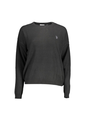 Black Wool Sweater - L
